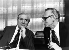 British Foreign Secretary James Callaghan, who chaired the Geneva talks, in 1975