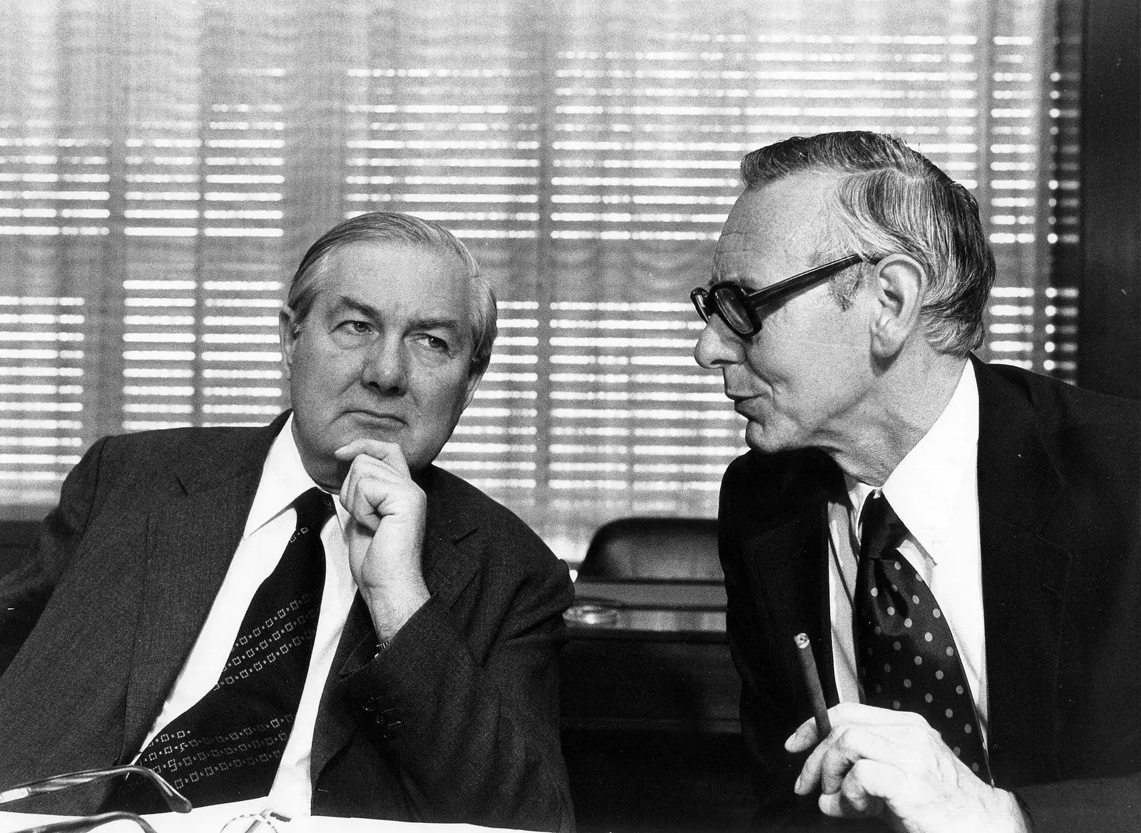 British Foreign Secretary James Callaghan, who chaired the Geneva talks, in 1975