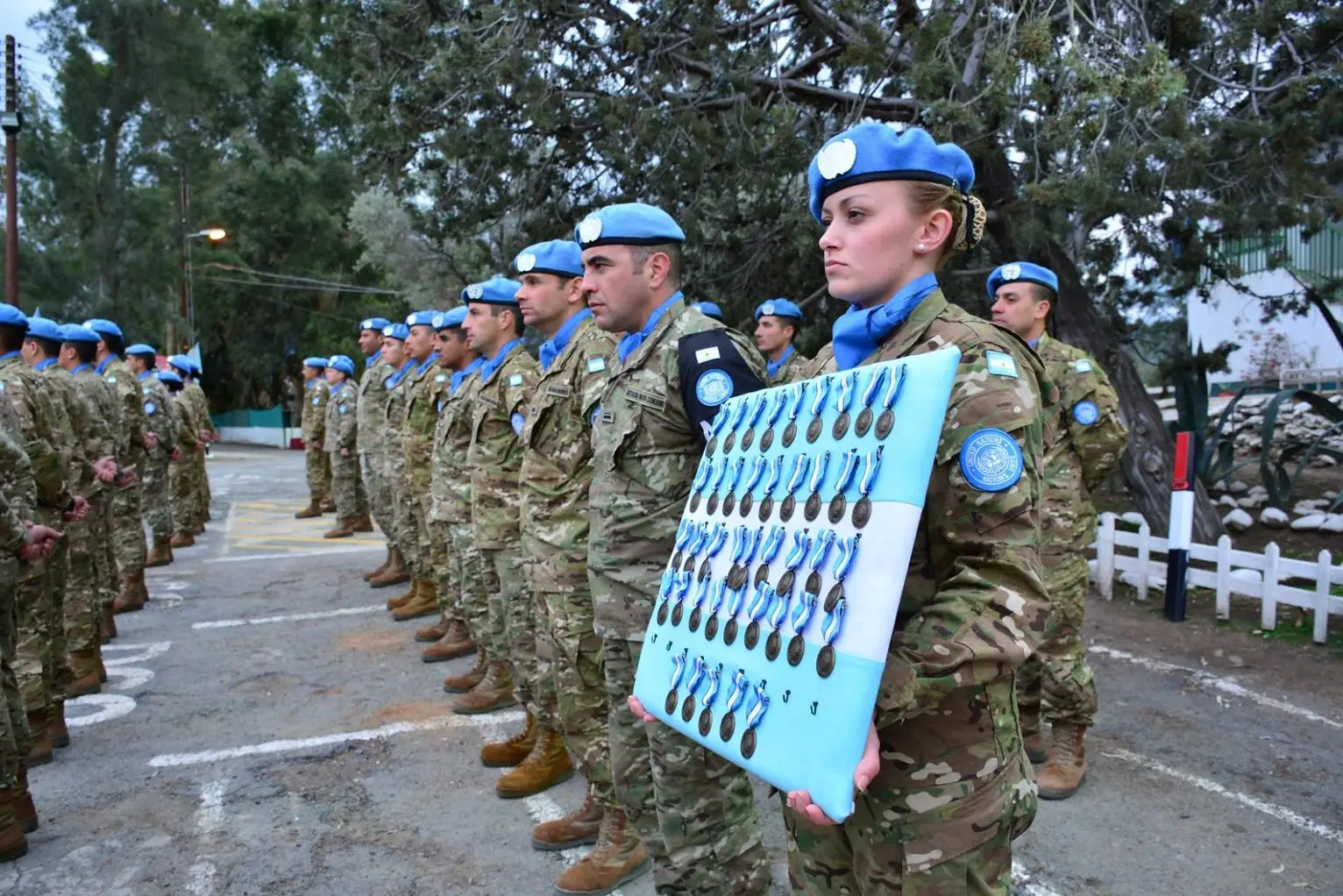 Illustration for UN Peacekeeping Force Deployed