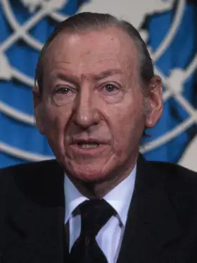UN Secretary General Kurt Waldheim, who convened the Vienna talks
